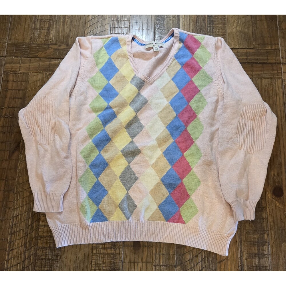 tommy hilfiger women Vneck 2XL Sweater